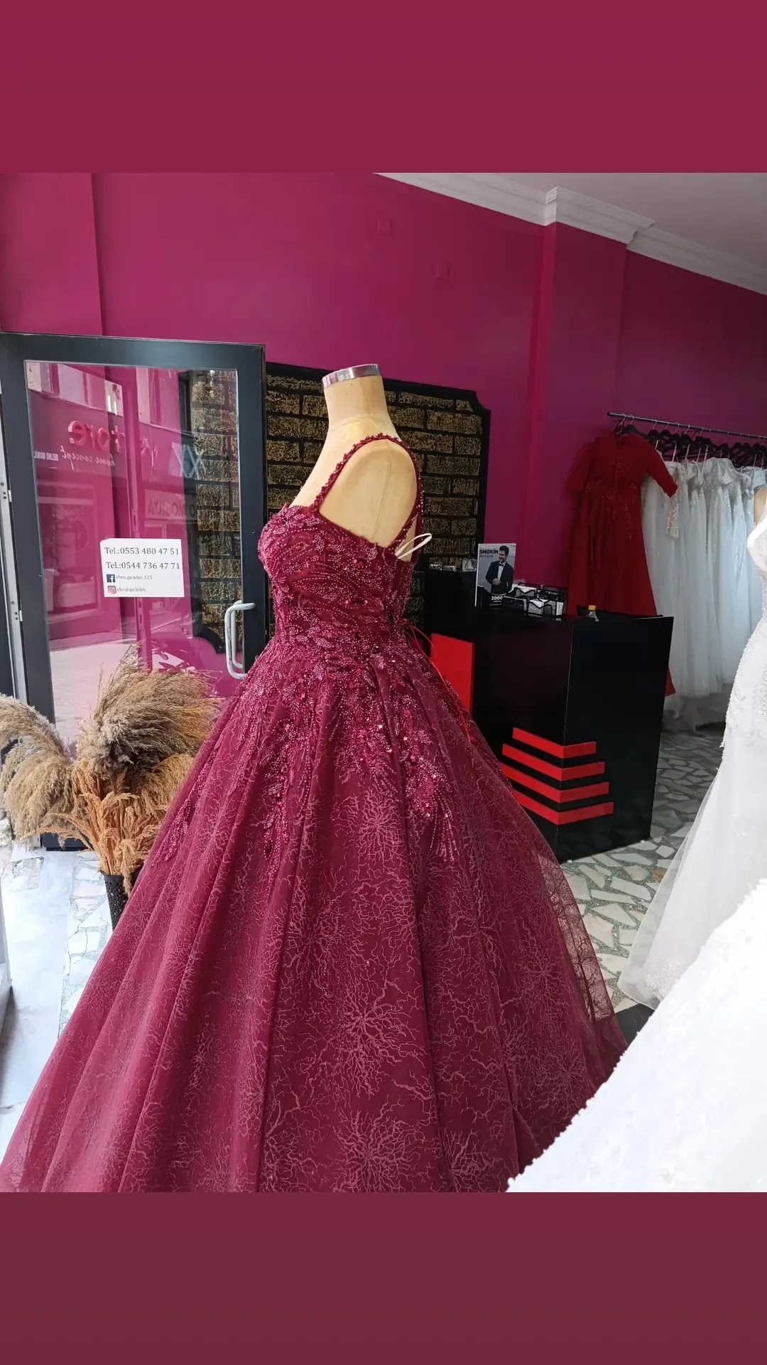 Ebruli gelinlik moda tasarım