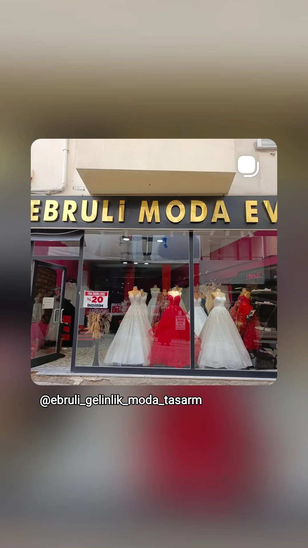 Ebruli gelinlik moda tasarım