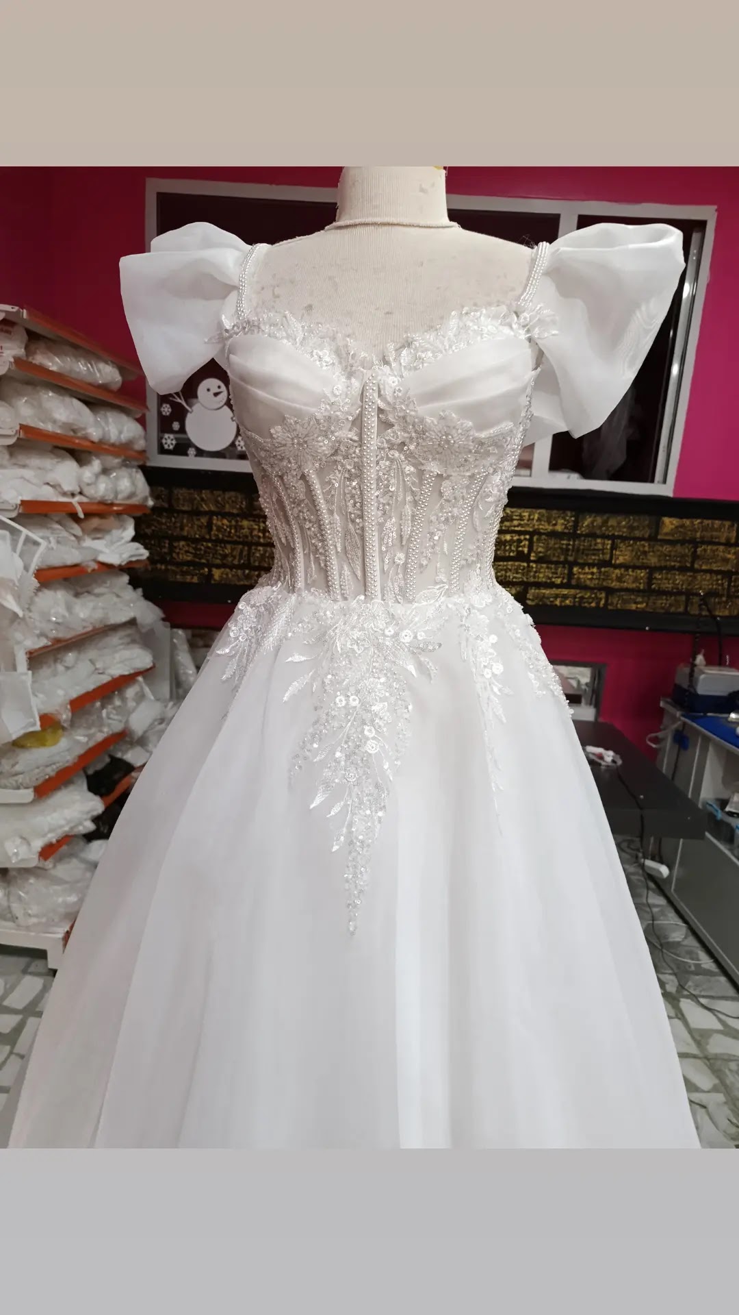 Ebruli gelinlik moda tasarım